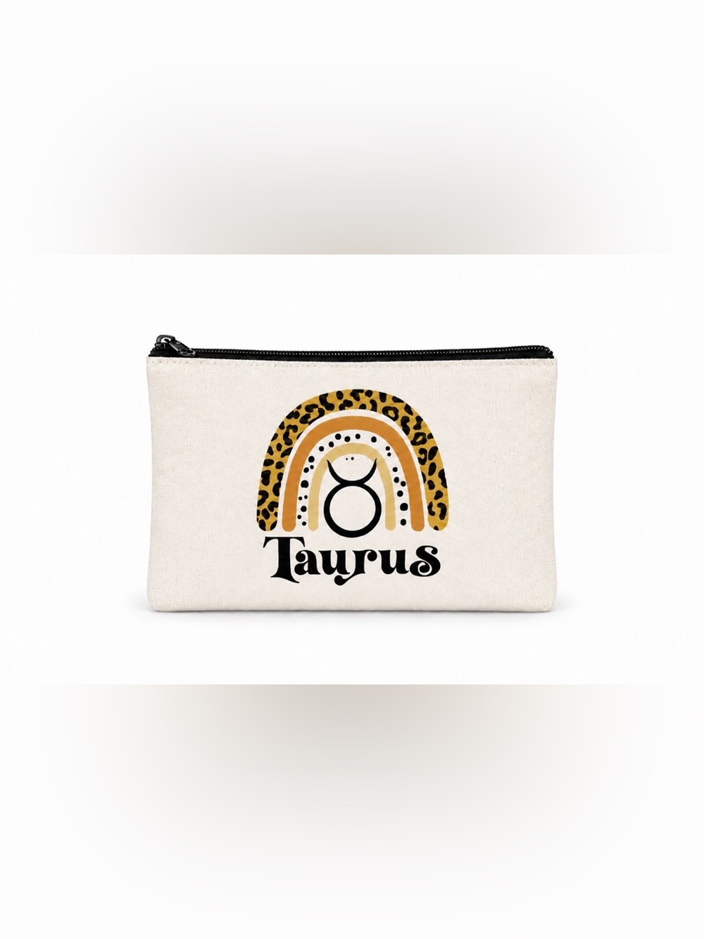 Taurus Zodiac Sign Custom Makeup Bag